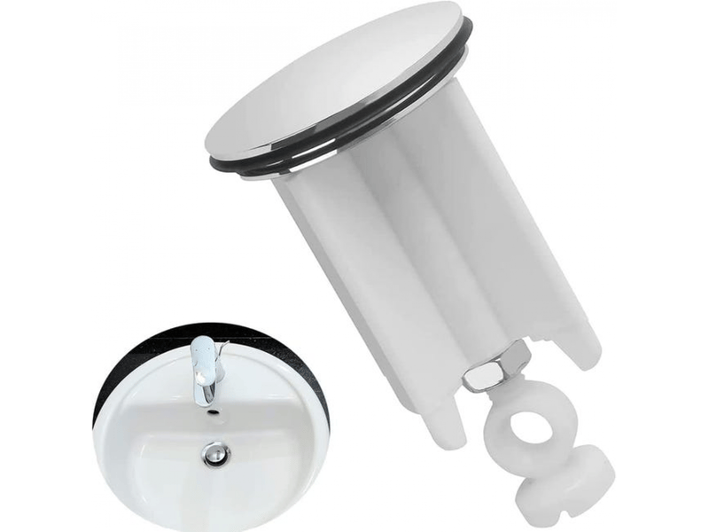 Bonde universelle pour évier, bonde de 40 mm , bonde évier, bonde évier contre les mauvaises odeurs, bonde lavabo inoxydable - Conforama A