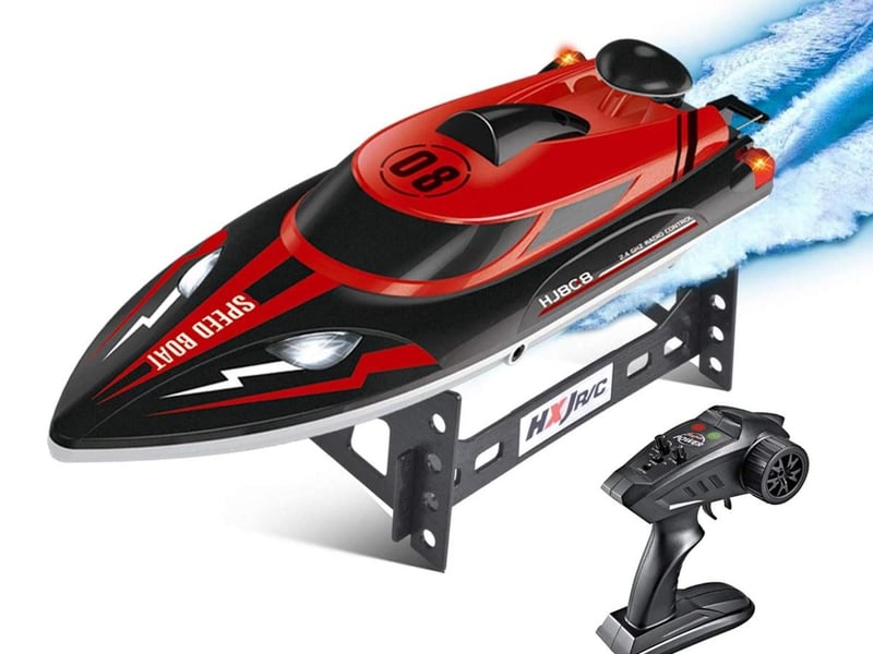  Bateau télécommandé - 2,4ghz - rouge GTK139 - Conforama A