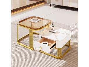 Table basse coloris blanc VLIVRA
