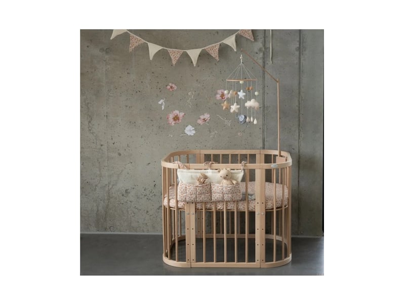 Lit bébé évolutif 5 en 1 - bois naturel waldin W5-N - Conforama D