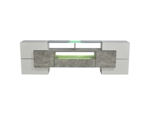 Meuble tv coloris gris 200 cm <strong></strong>  <strong></strong>