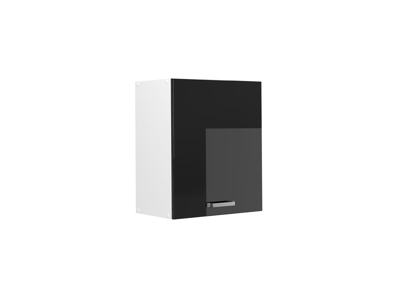  Vicco elément haut de cuisine, noir haute brillanceblanc, 50cm  - Conforama A