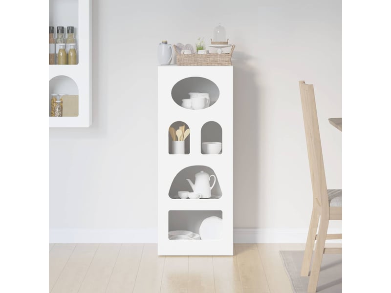 Buffet - bahut - meuble de rangement elst blanc 40 x 35 x 100,5 cm bois d'ingénierie - Conforama D