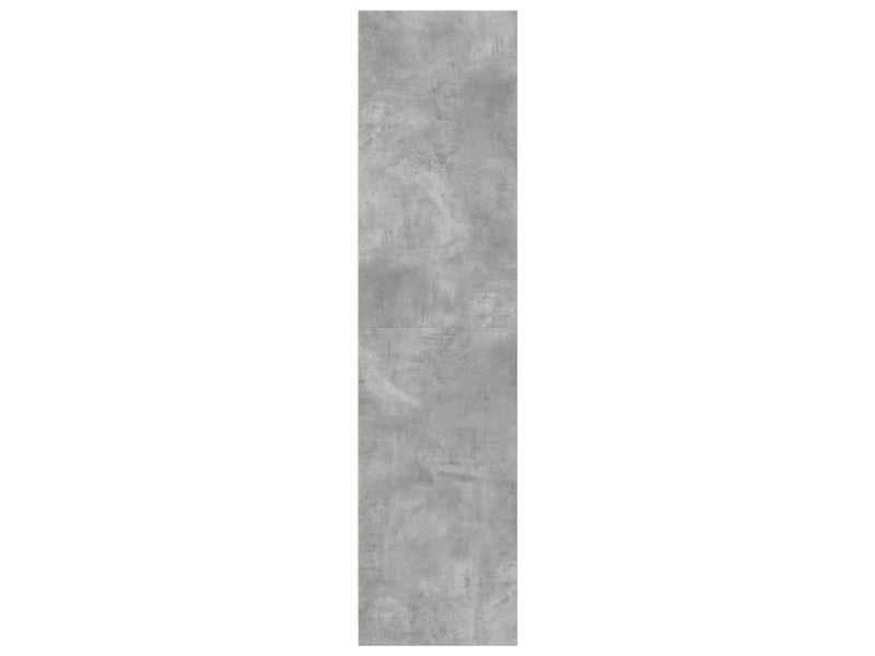  Garde-robe, armoire de rangement gris béton 30x50x200 cm bois d'ingénierie shl10395  - Conforama E