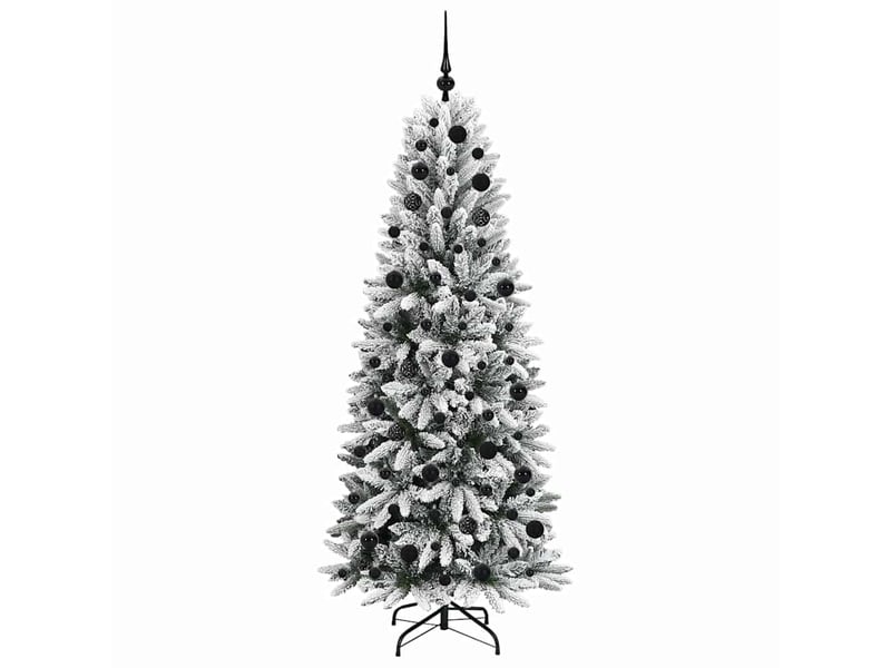  Sapin de noël - arbre de noël artificiel blanc 180 cm  - Conforama D