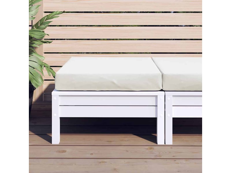  Coussin de palette, coussin de chaise, coussin de canapé crème mélangé 60x60x9,5 cm tissu cf55343  - Conforama C