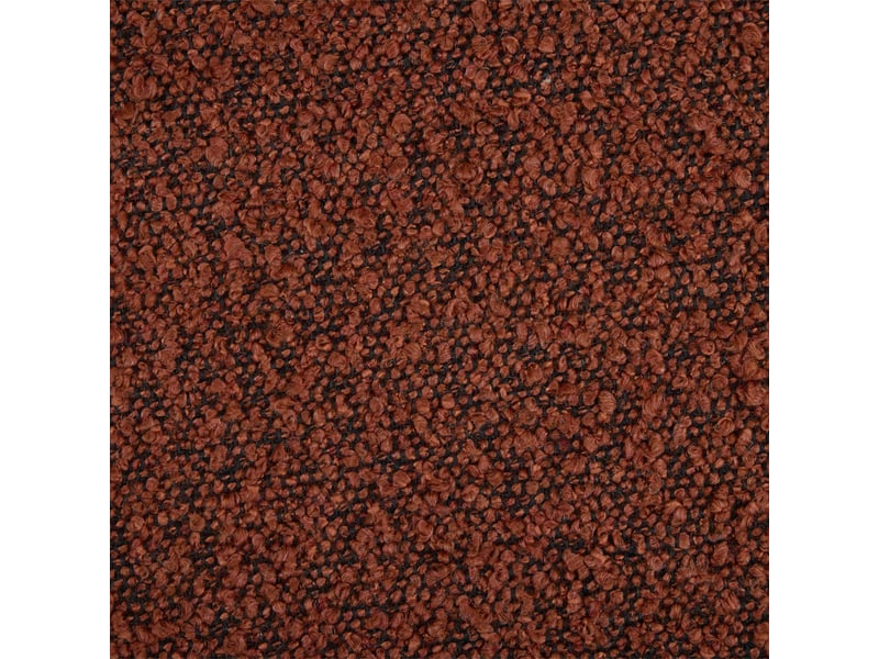  Lot de 2 chaises bois de peuplier courbé placage chêne et bouclette texturée terracotta - sophia  - Conforama E