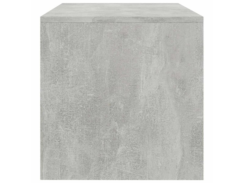 Meuble tv - banc tv - meuble de rangement gris béton 120x40x40 cm bois d'ingénierie  - Conforama E