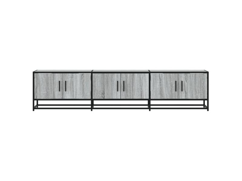  Meuble tv - banc tv - meuble de rangement sonoma gris 180x35x41 cm bois d'ingénierie  - Conforama D
