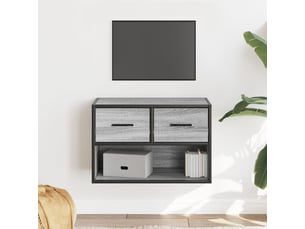 Meuble tv coloris gris 60 cm <strong></strong>  <strong></strong>