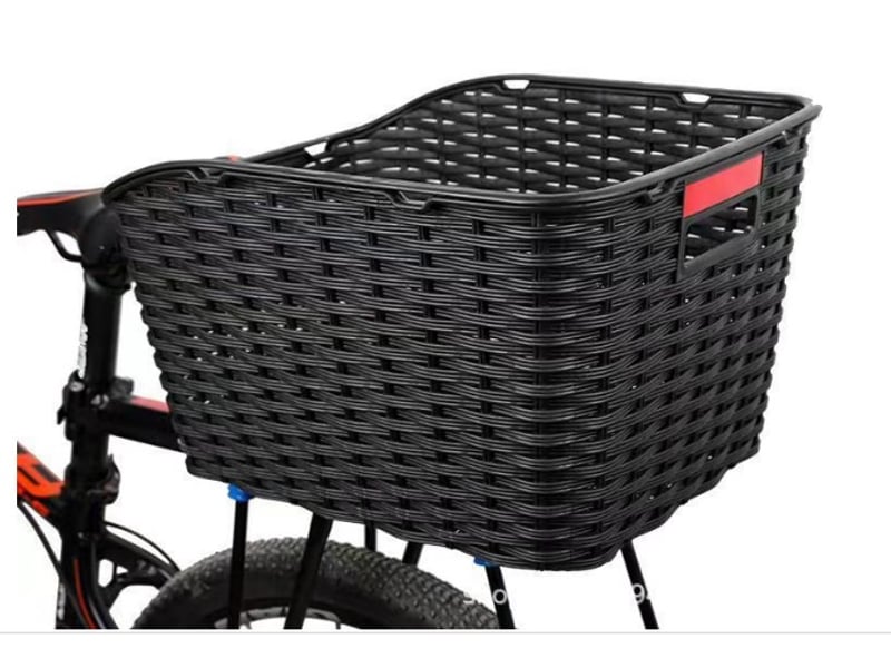  Panier pour porte-bagages arrière – matière synthétique imputrescible, noir, 27l  - Conforama E
