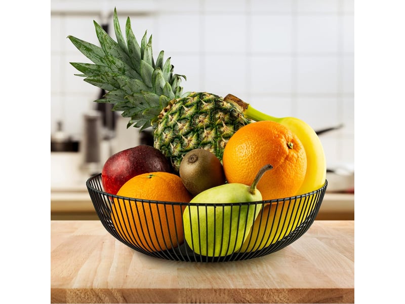 Corbeille à fruits de grande capacité décoration scandinave 28cm - Conforama C