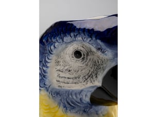 vase perroquet 19cm