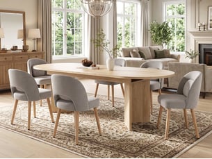 Ensemble table ovale  6 chaise(s)  <strong>BGSRYAO</strong> <strong></strong> 