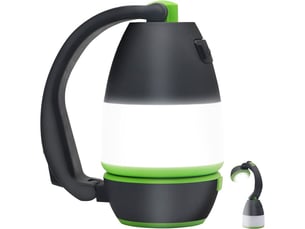 3 en 1 lanterne de camping à led & lampe de poche à main & lampe de table 5 modes rechargeable tente lumières extérieur banque de puissance