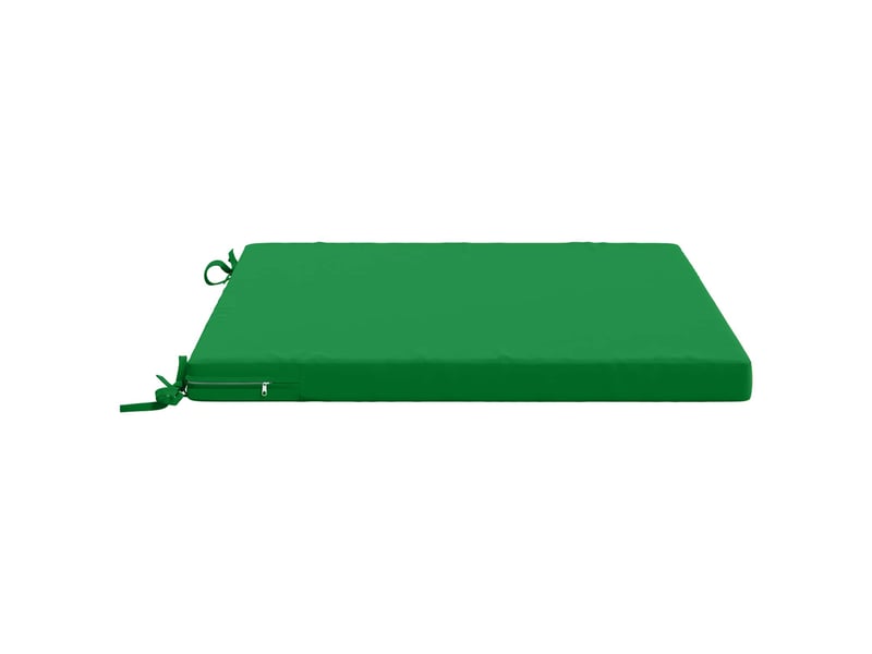  Lot de 4 coussins de siège, coussins d'assise soest 100 % polyester vert cf60603  - Conforama D