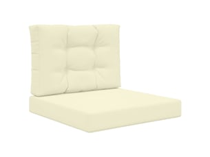 Coussin de canapé d'extérieur, coussin de chaise polyester crème 60 x 60 cm cf54075