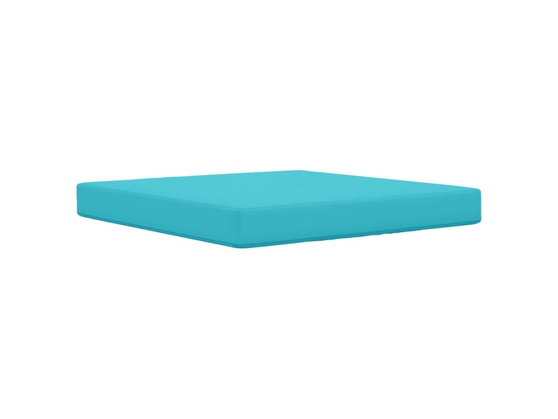  Coussin de canapé d'extérieur, coussin de chaise polyester turquoise 80 x 80 cm cf54181  - Conforama D