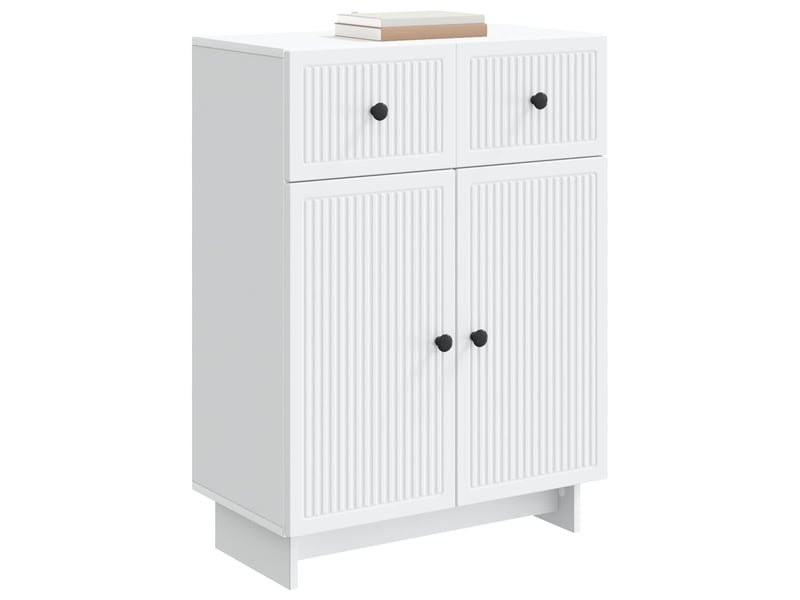Buffet - bahut - meuble de rangement blanc 66 x 34,5 x 90 cm bois d'ingénierie - Conforama C