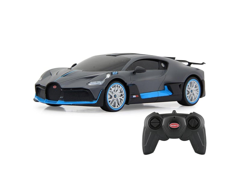  Voiture télécommandée bugatti divo 1:24 gris 2,4ghz 402111 - Conforama D