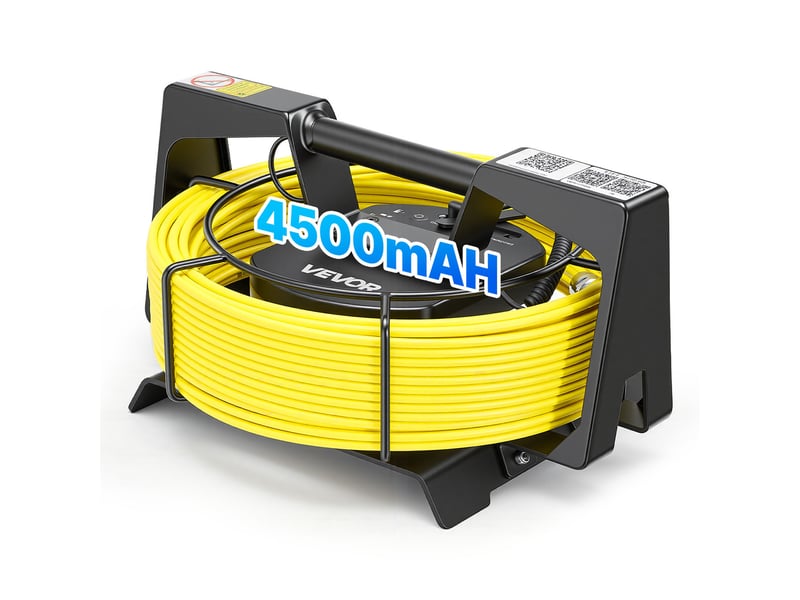 Vevor endoscope caméra wi-fi caméra inspection canalisation câble 20 m ip68 led