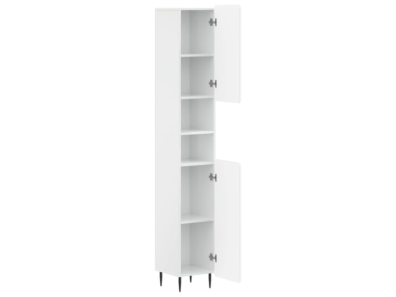 Colonne de salle de bain avec étagère ouverte zwolle shl2548 - Conforama C