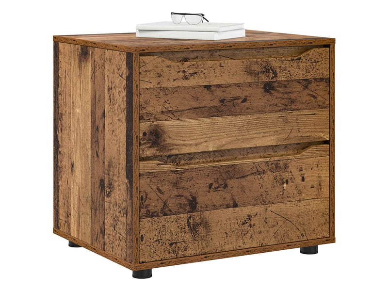  Armoire de rangement, commode de rangement 60 x 48 x 57 cm bois d'ingénierie shl5178  - Conforama C
