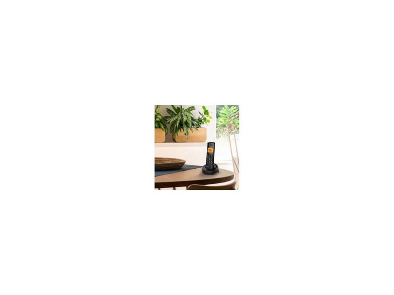  Telephone sans fil dect solo e260 noir avec mains libres, ecran 2 lignes amber et blocage des appels 7605382 - Conforama D