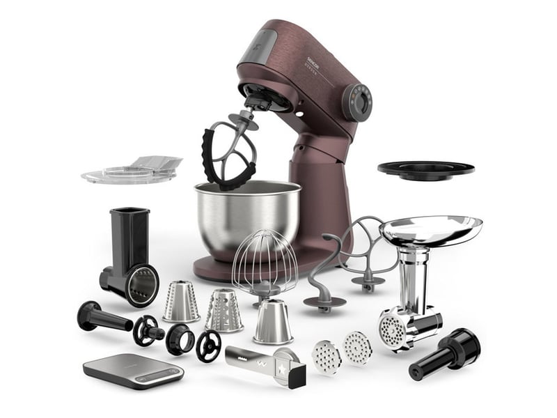  Robot multifonction sur socle 1500 w stm 7632wp 5,5 l bordeaux et violet 41024950 - Conforama A