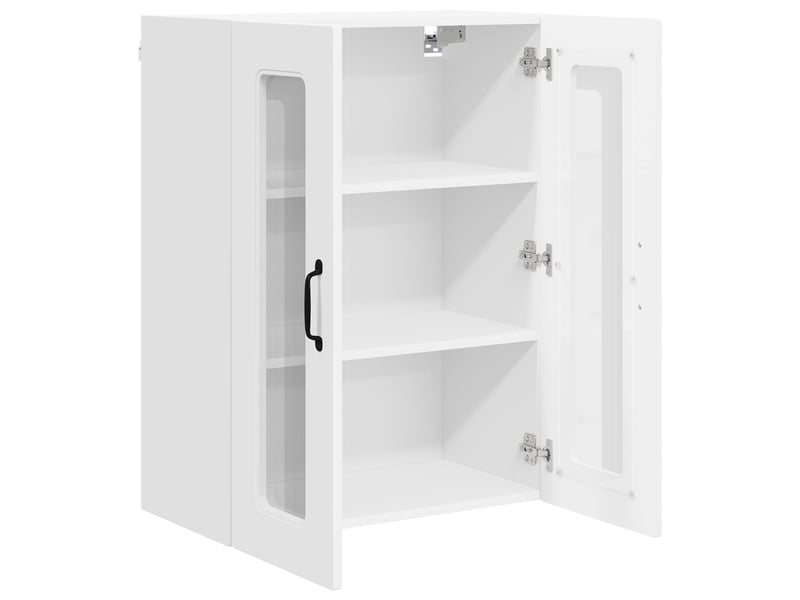 Meuble mural de cuisine | armoire de cuisine blanc 60x31x80cm shl3244 - Conforama E