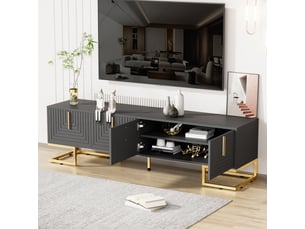 Meuble tv coloris gris  <strong></strong>  <strong></strong>
