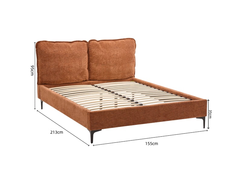 Lit adulte 140x190 cm CAYANA - Conforama I