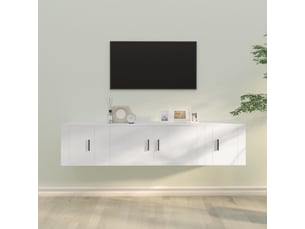 Meuble tv coloris blanc  <strong></strong>  <strong></strong>