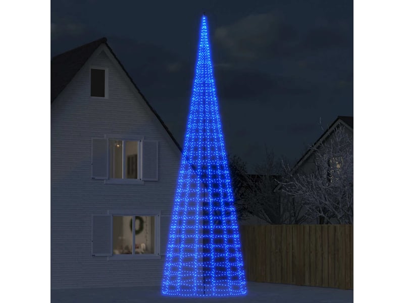  Sapin de noël - arbre de noël à led 3000 led bleu 800 cm  - Conforama B