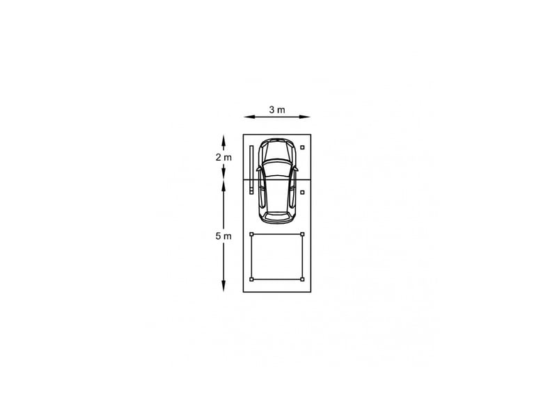  Carport combination 3064x7064 S7753 - Conforama C