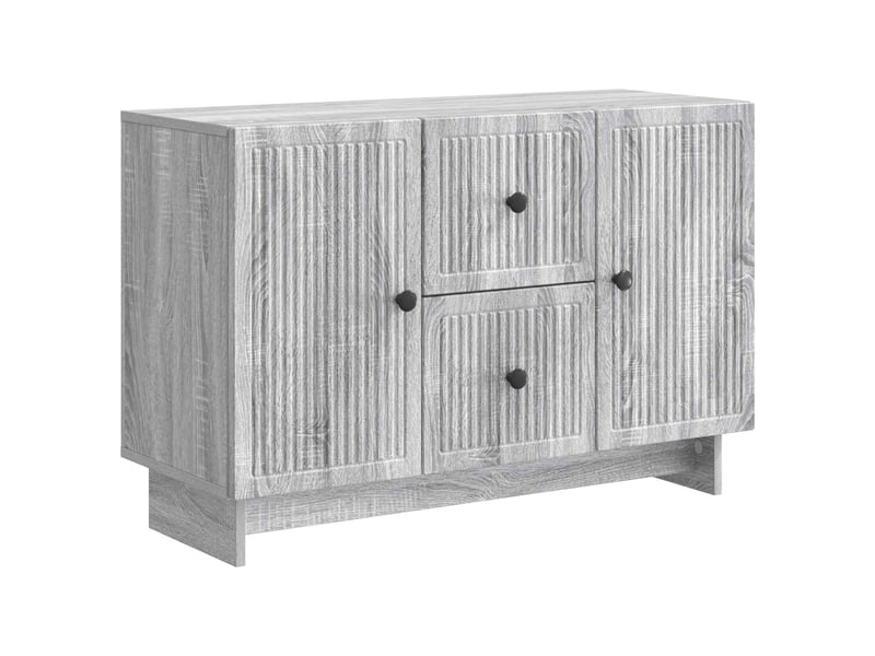  Buffet - bahut - meuble de rangement sonoma gris 89 x 34,5 x 60 cm bois d'ingénierie  - Conforama A