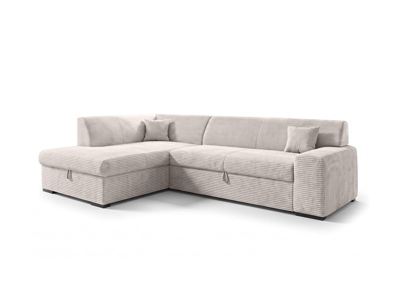 Canapé d'angle convertible lucera 260 cm – ivoire Lucera - Conforama A