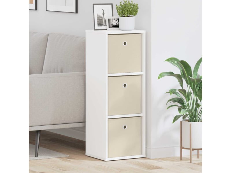  Buffet - bahut - meuble de rangement avec tiroir blanc 30,5 x 27 x 84,5 cm  - Conforama B