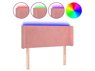 Tete de lit A poser largeur 103 cm rose