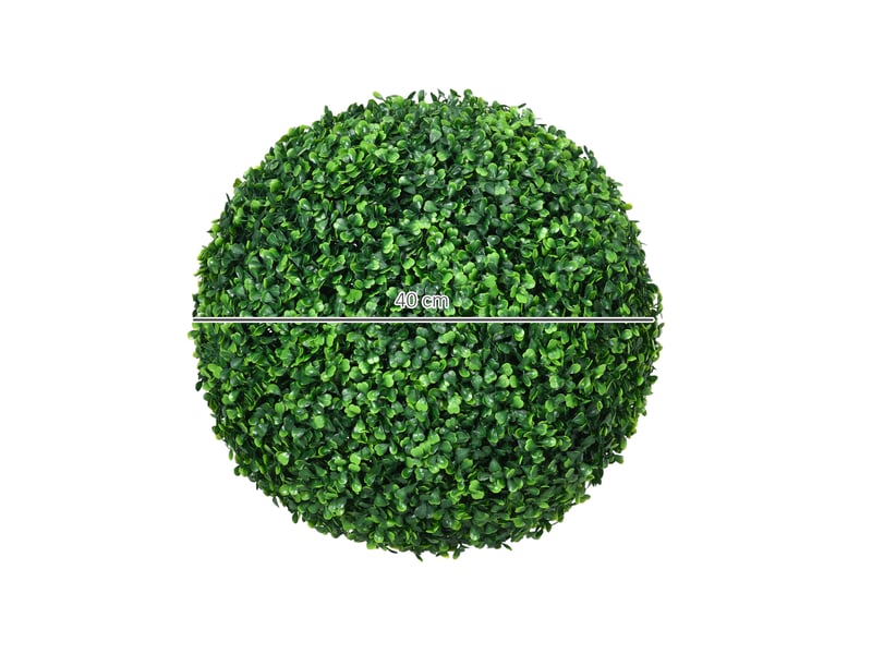 Mur végétal artificiel en plastique pour intérieur et extérieur vert ø40 cm - Conforama D
