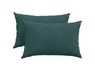 Lot de 2 coussins de canapé, coussins décoratifs vert foncé 60 x 40 cm cf59190