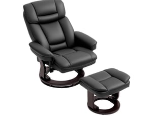 Pouf / repose pied WISHDOR  noir