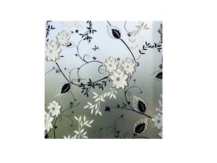 Film fenetre anti regard occultant fleur film electrostatique vitre 50x200cm