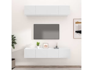 Meuble tv coloris blanc  <strong></strong>  <strong></strong>