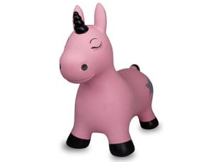Animal rebondissante licorne hoppydoo rose vif avec pompe