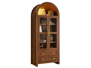 Buffet 2 porte(s)  2 tiroir(s) REDOM  - 76 cm coloris marron 