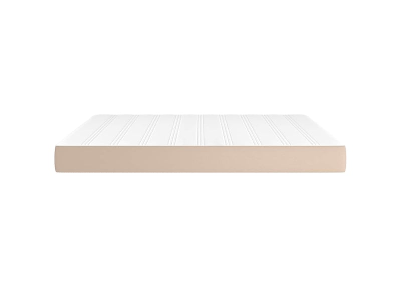  Matelas de lit à ressorts ensachés fermeté moyenne cappuccino 160x200x20 cm  - Conforama D