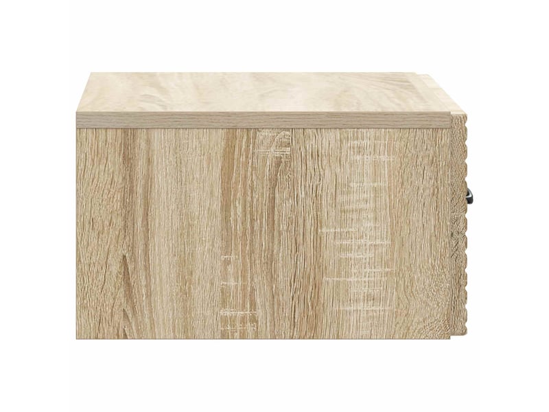  Table de chevet - cabinet de chevet - table de nuit mural chêne sonoma 49 x 34,5 x 20 cm  - Conforama E