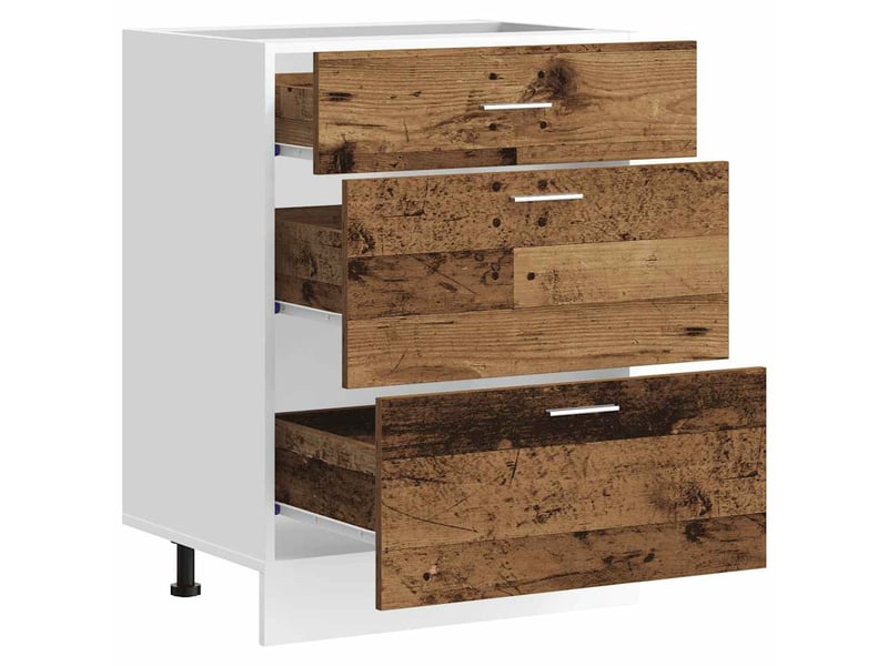  Meuble de rangement, meuble bas de cuisine lyon bois d'ingénierie ancien  - Conforama E