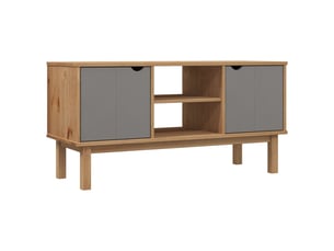 Meuble tv coloris gris 113.5 cm